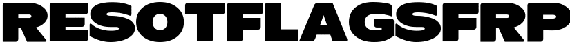 ResotFlagsFRp Regular font