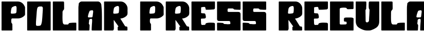 Polar Press Regular font
