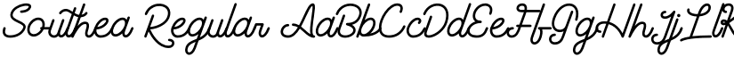 Southea Regular font