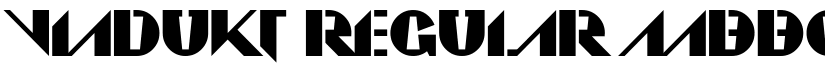 Viadukt Regular font
