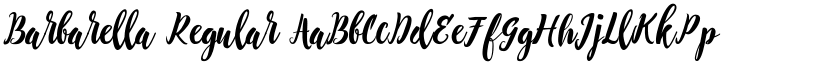 Barbarella Regular font
