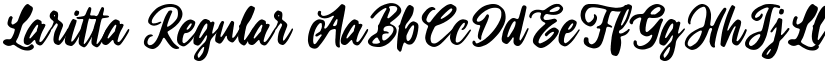 Laritta Regular font