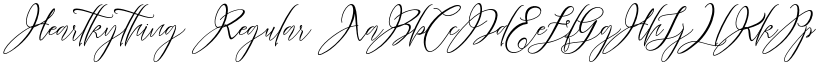 Heartkything Regular font