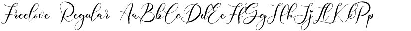 Freelove Regular font