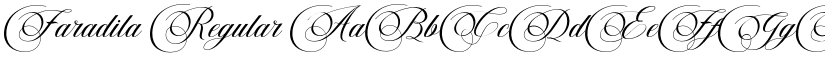 Faradila Regular font