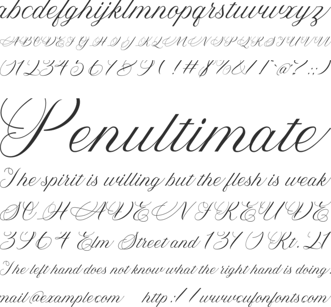 Roadstay font preview