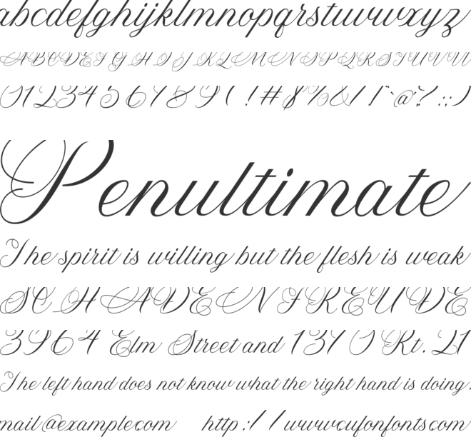 Roadstay font preview