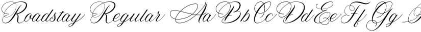 Roadstay Regular font