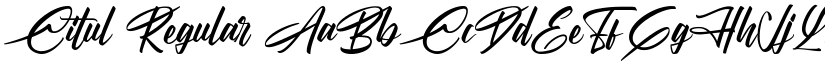Citul Regular font