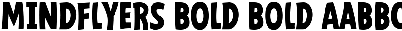 Mindflyers Bold Bold font