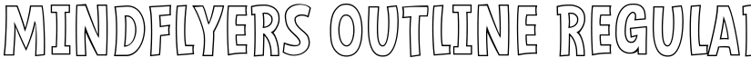 Mindflyers Outline Regular font