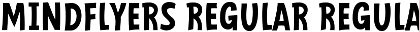 Mindflyers Regular Regular font