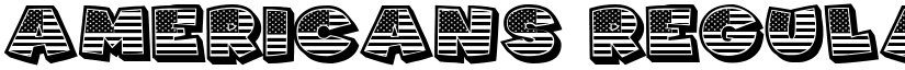 Americans Regular font