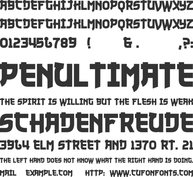 Nuku Nuku font preview