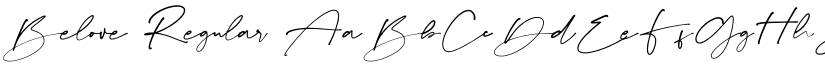 Belove Regular font