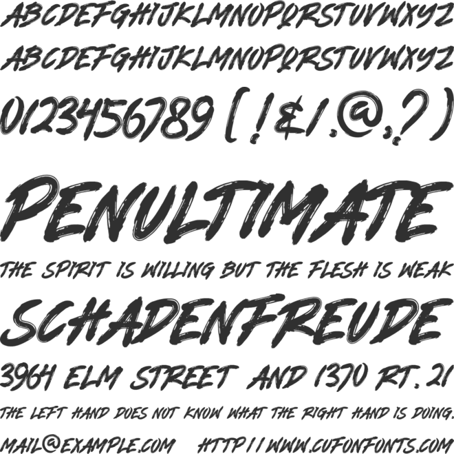 WONDERKID font preview