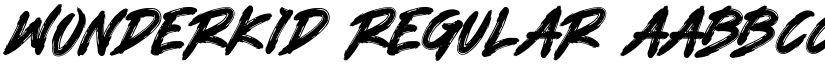 WONDERKID Regular font