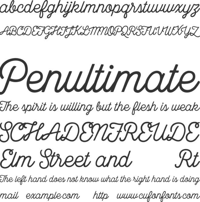 Local Brewery font preview