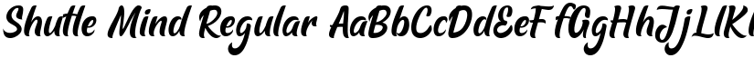 Shutle Mind Regular font