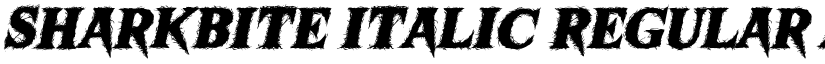 Sharkbite Italic Regular font