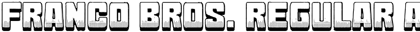 Franco Bros. Regular font