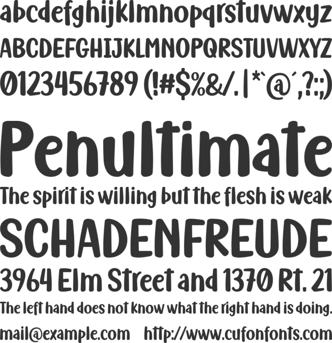 Fish Grill font preview