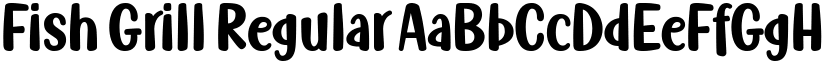 Fish Grill Regular font