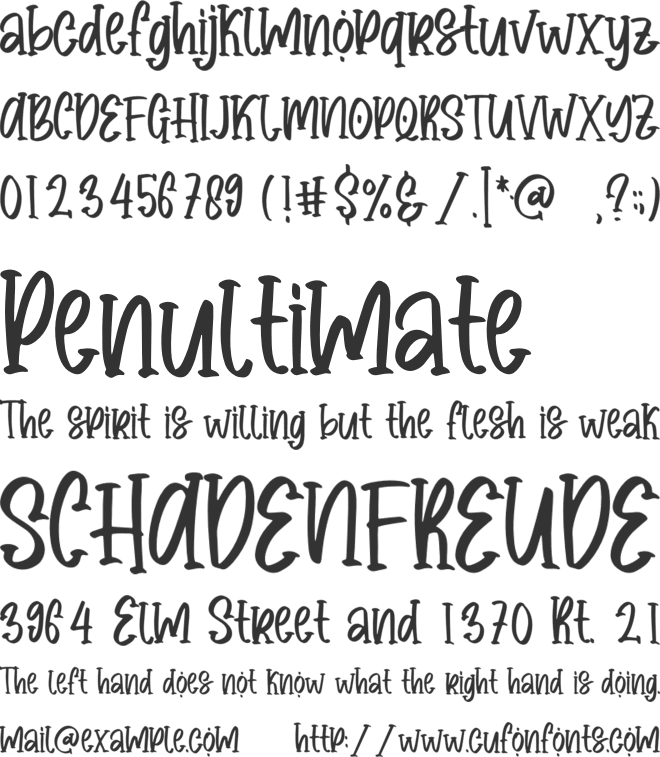 Minnimallisstic Font font preview