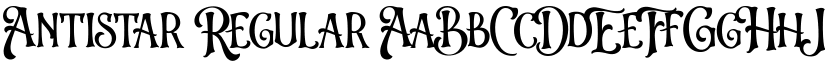 Antistar font download