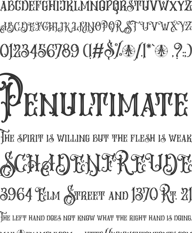 Melvca Personal Use Only font preview