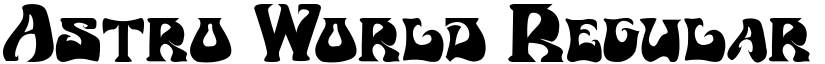 Astro World font download