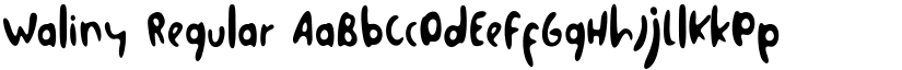 Waliny font download