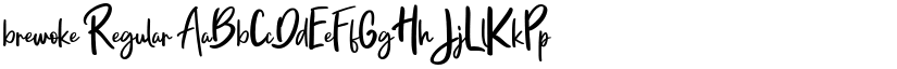 brewoke font download