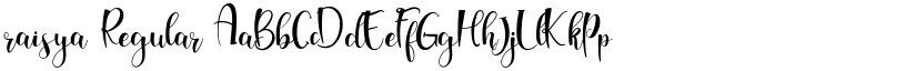 raisya font download