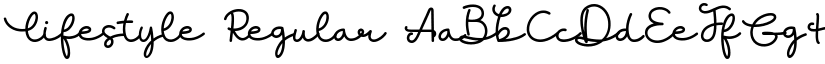 Lifestyle Regular font