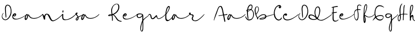 Deanisa font download