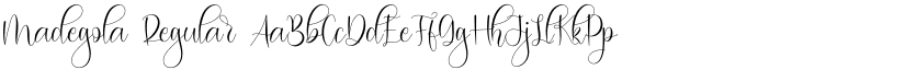 Madegola font download