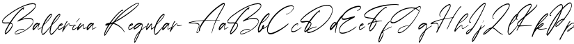 Ballerina Regular font