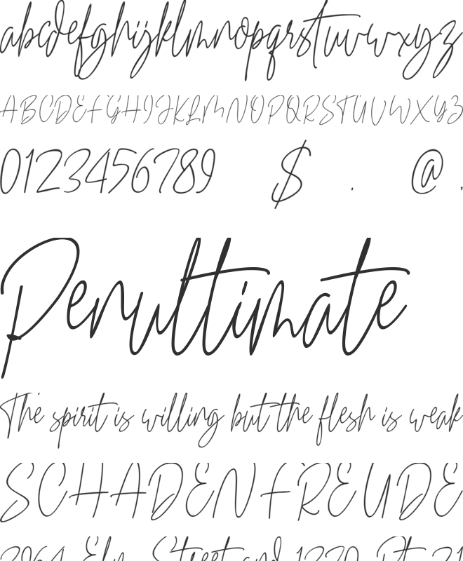 Just Fonty font preview