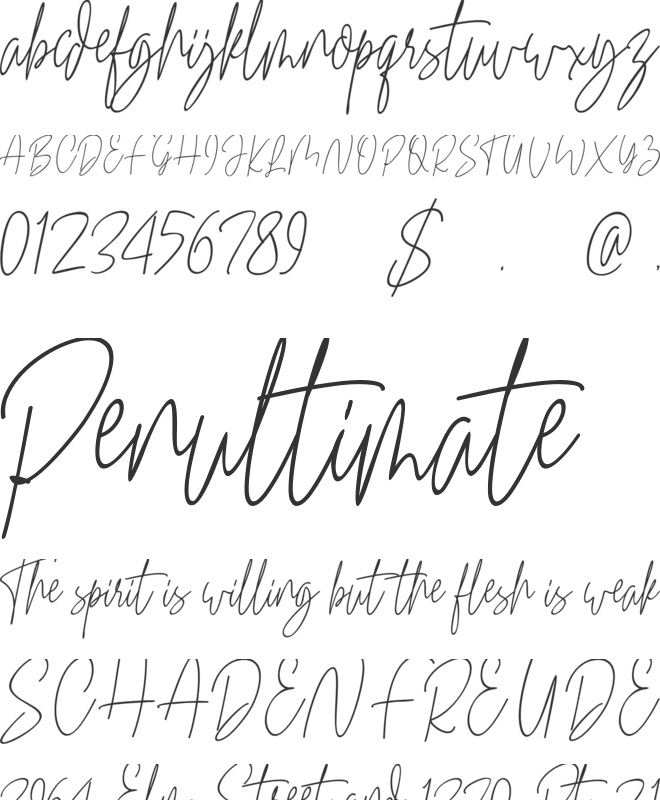 Just Fonty font preview