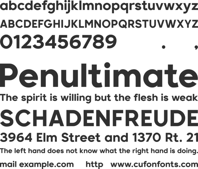 Retroica font preview