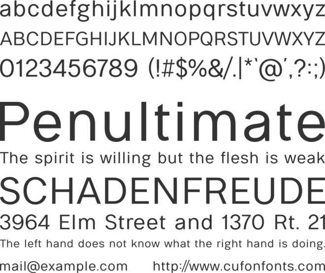 Sans-Titre Pro font preview