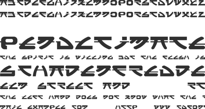 Widznipp 1 font preview