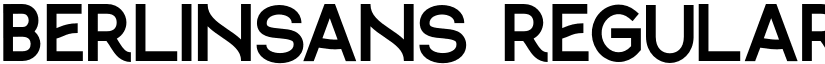 berlinsans Regular font