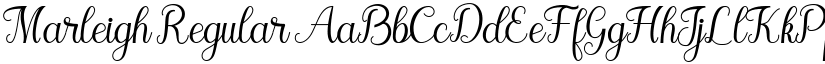 Marleigh Regular font