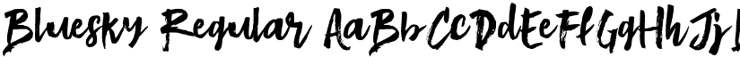 Bluesky Regular font