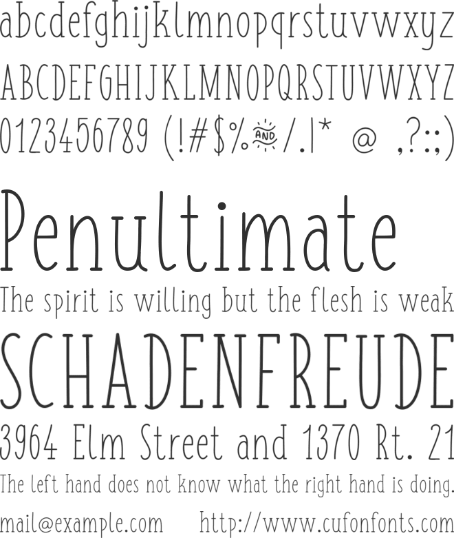 FISH&CHIPS font preview