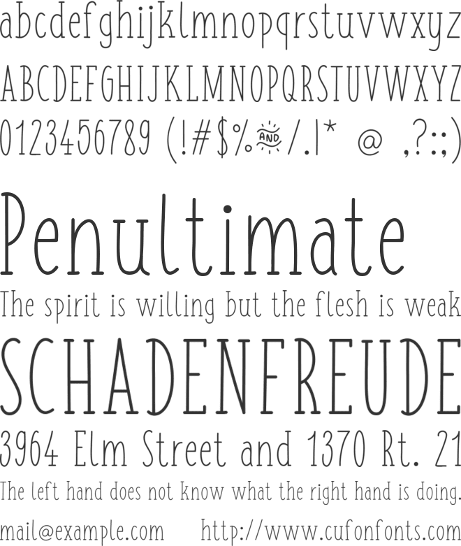 FISH&CHIPS font preview