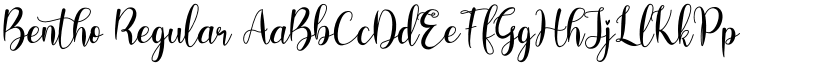 Bentho font download