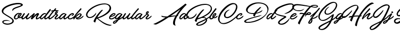 Soundtrack Regular font